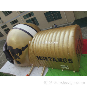 2015 new fashioned Inflatable helmet tunnel / inflatable football tunnel